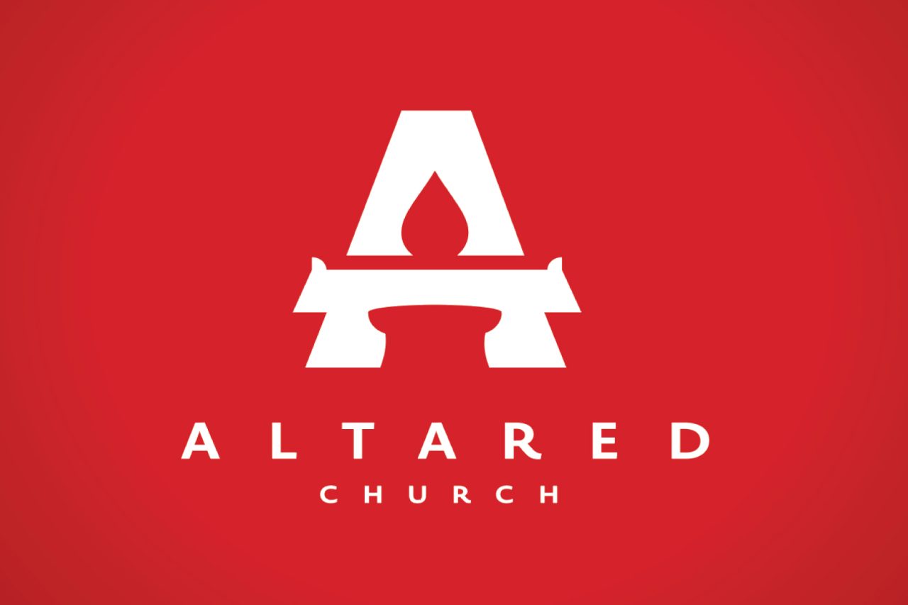 ALTARED Church red logo